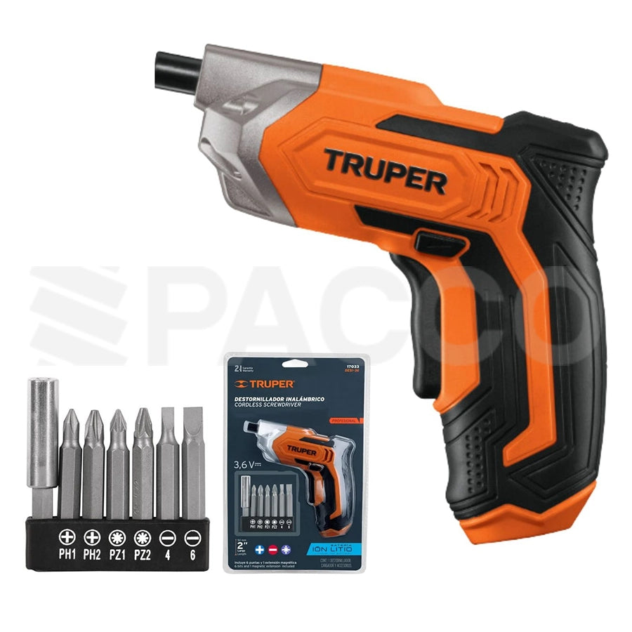 Desentornillador inalámbrico - Truper