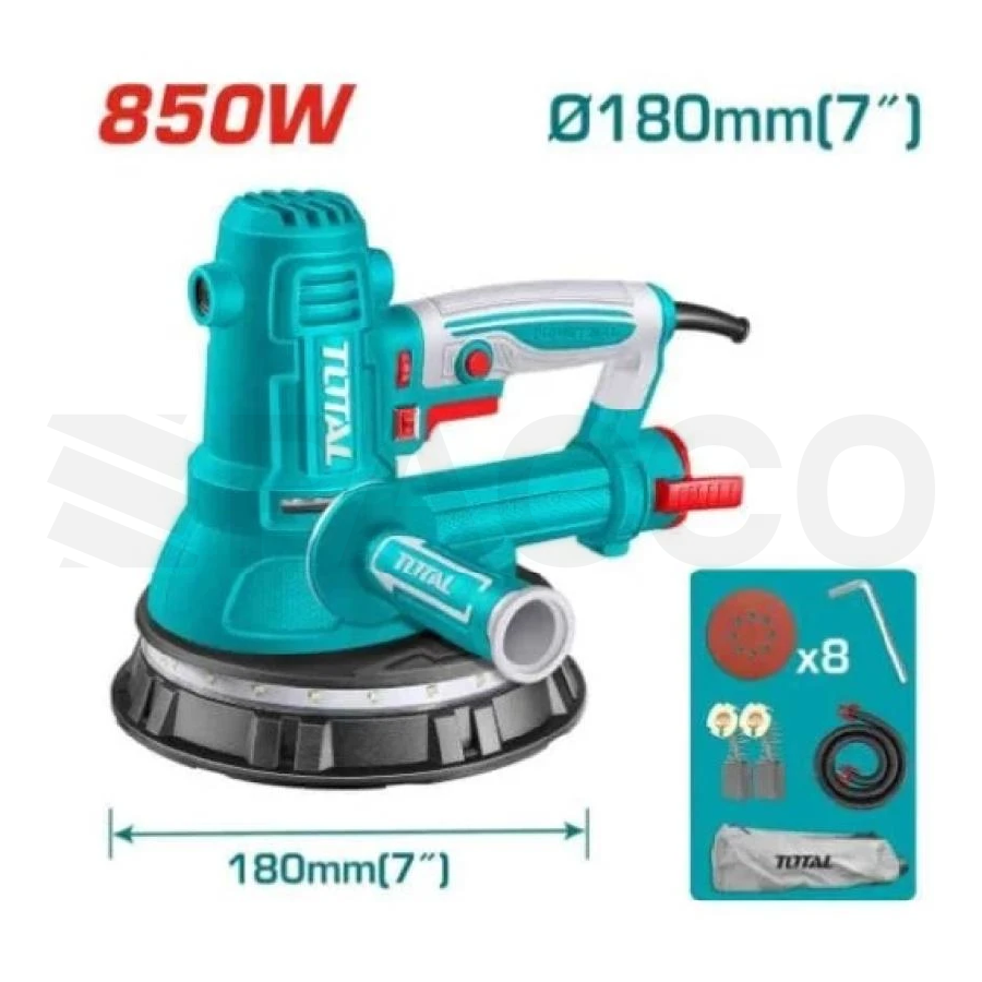 Lijadora para pared 850W - Total