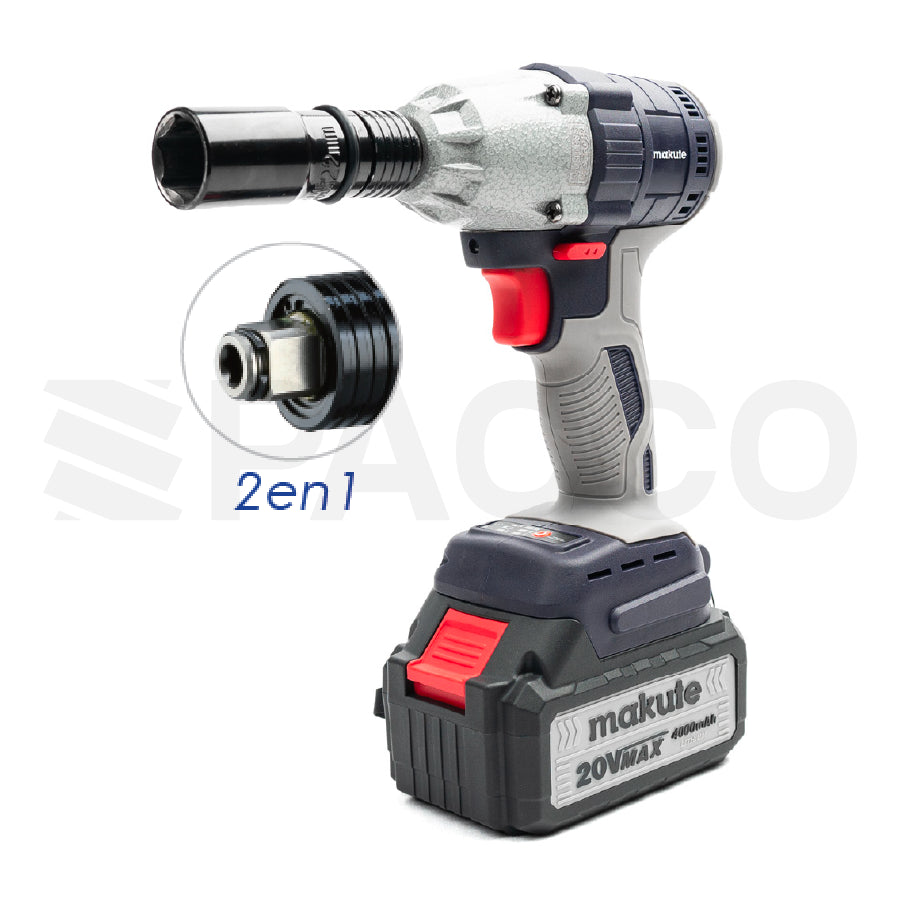 Atornillador y llave de impacto 350 N.m. - Makute