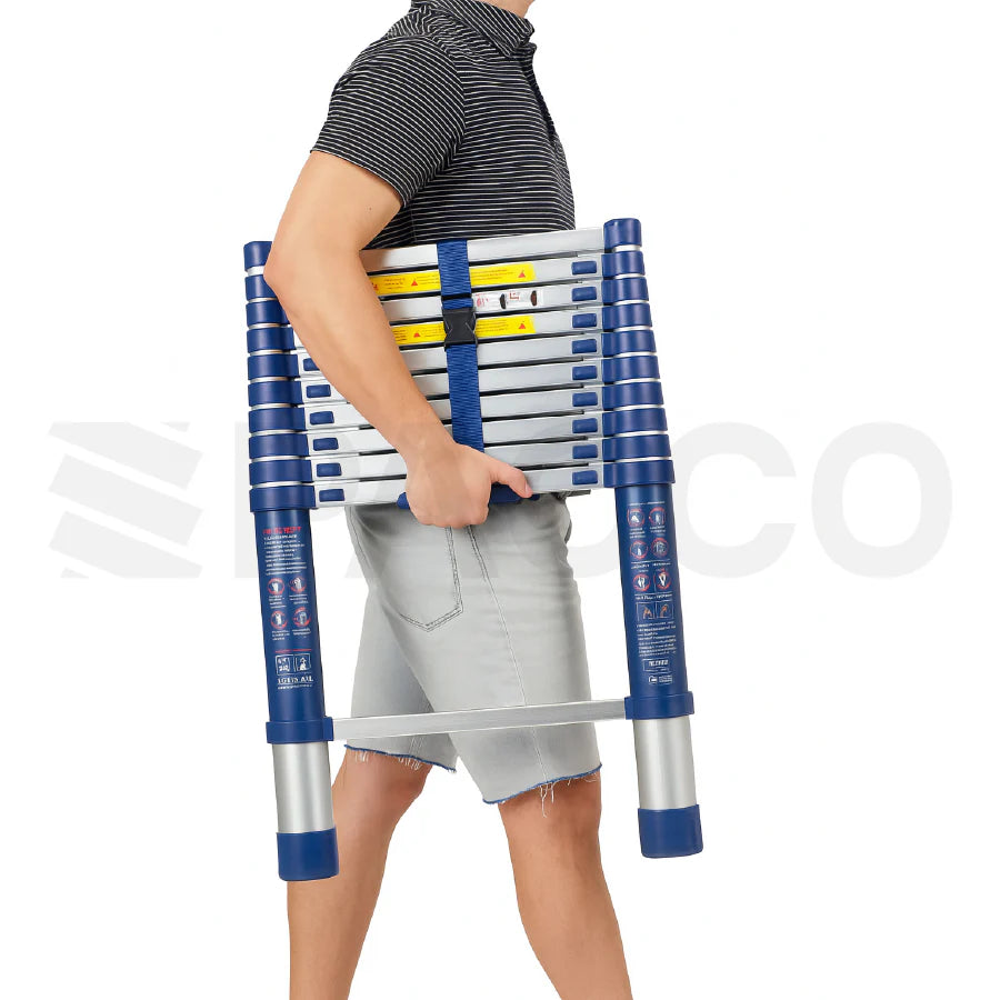 Escalera retráctil de aluminio de 3M - Makute