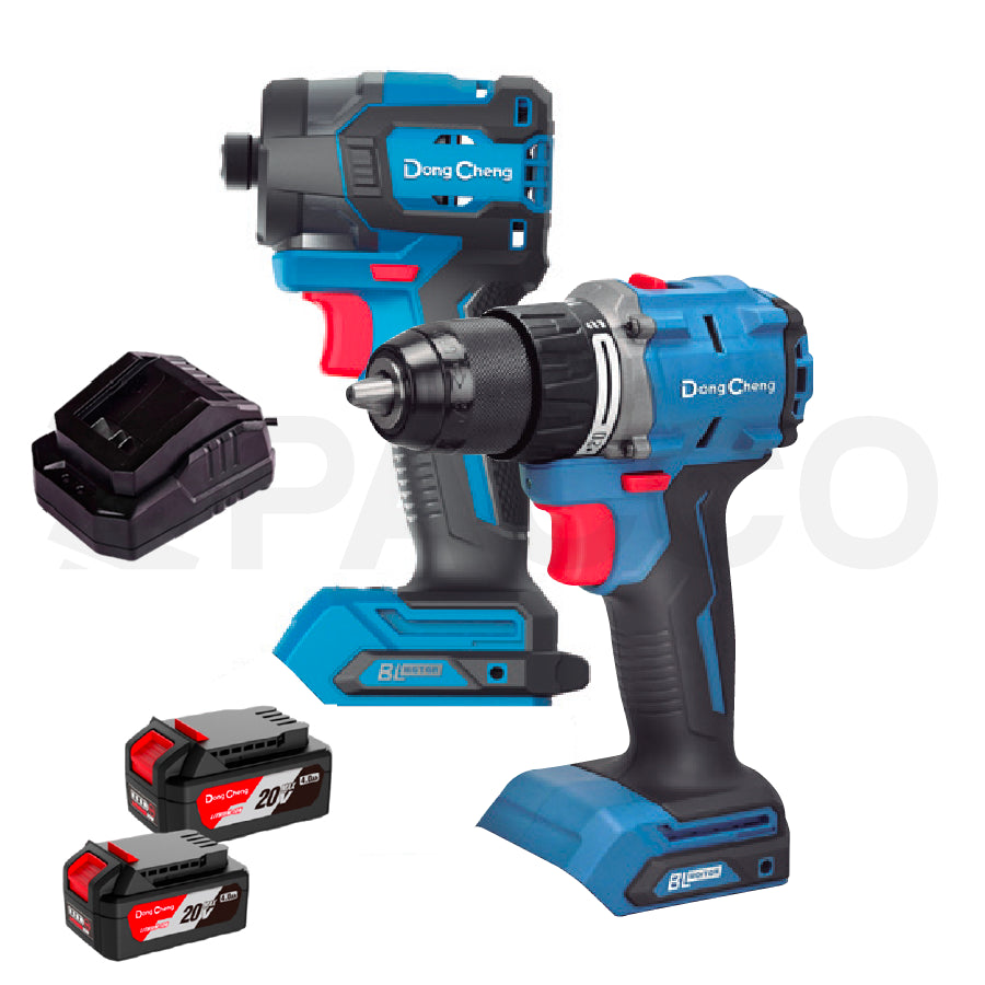 Kit Taladro + Atornillador de IMP. 20V - DongCheng