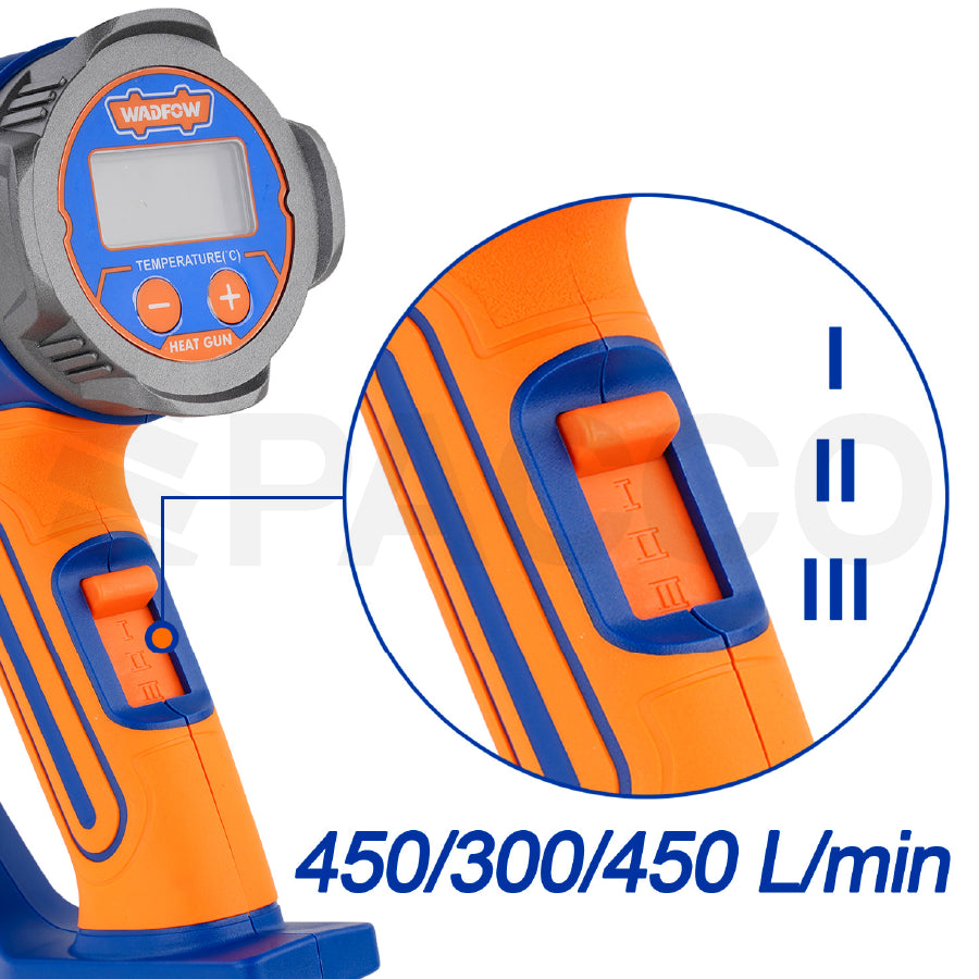 Pistola de calor con pantalla LED - Wadfow