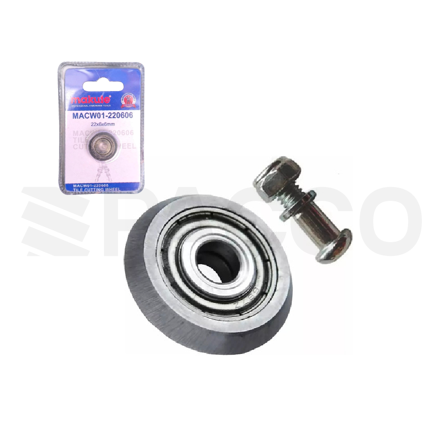 Disco de corte tipo disco con rodaje 22mm - Makute