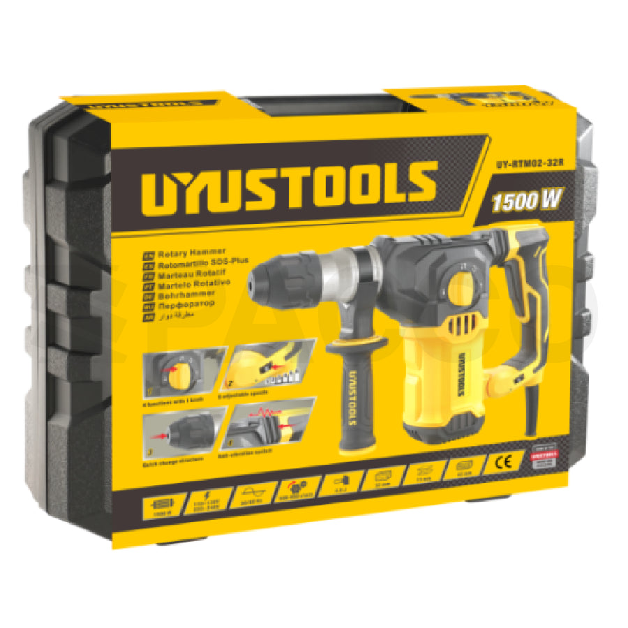 Rotomartillo SDS PLUS de 4J 1500W - Uyustools