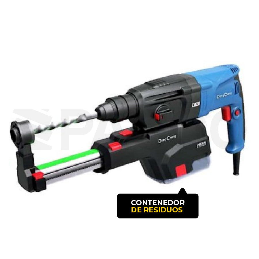 Rotomartillo SDS PLUS con aspiradora - DongCheng