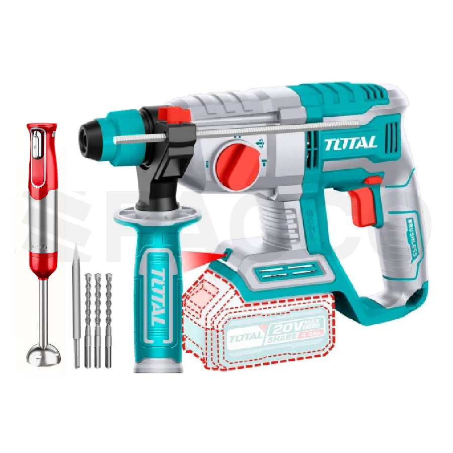 Rotomartillo SDS PLUS de 2.0J - Total