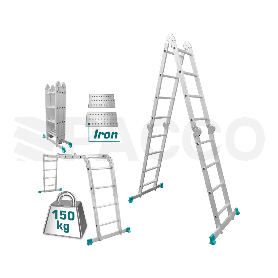 Escalerra Multifincional 4x3 Pasos - Total