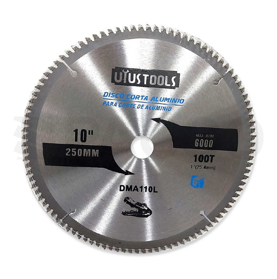 Disco de corte de aluminio 10" 100T - Uyustools