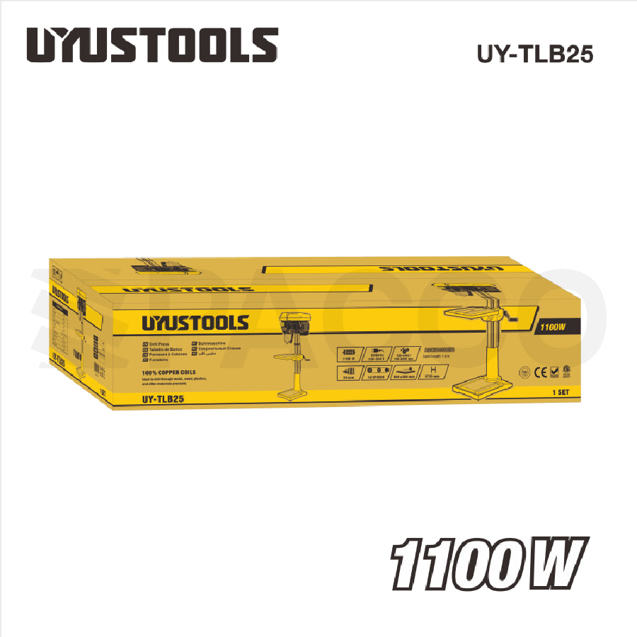 Taladro de columna 1100W - Uyustools
