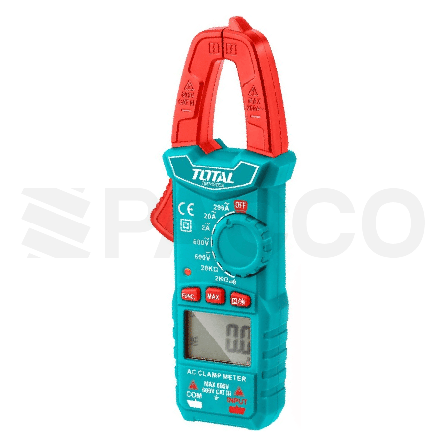 Multímetro digital p/corriente c/abraz. - Total