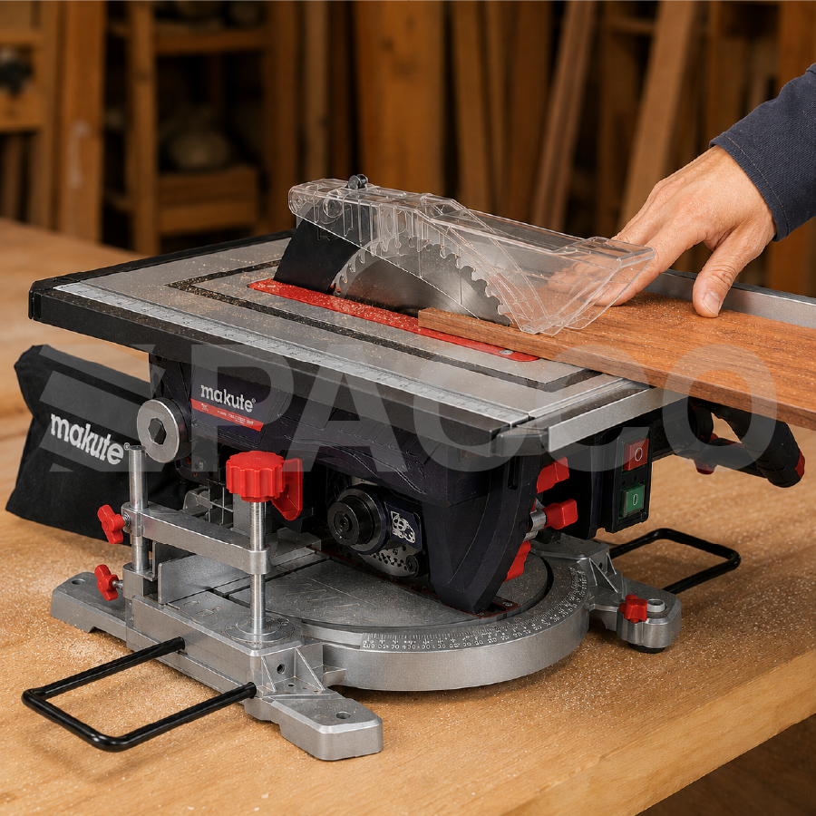 Sierra Ingleteadora y de Mesa (2 en 1) 1200W 8 -/4" 1200W - Makute