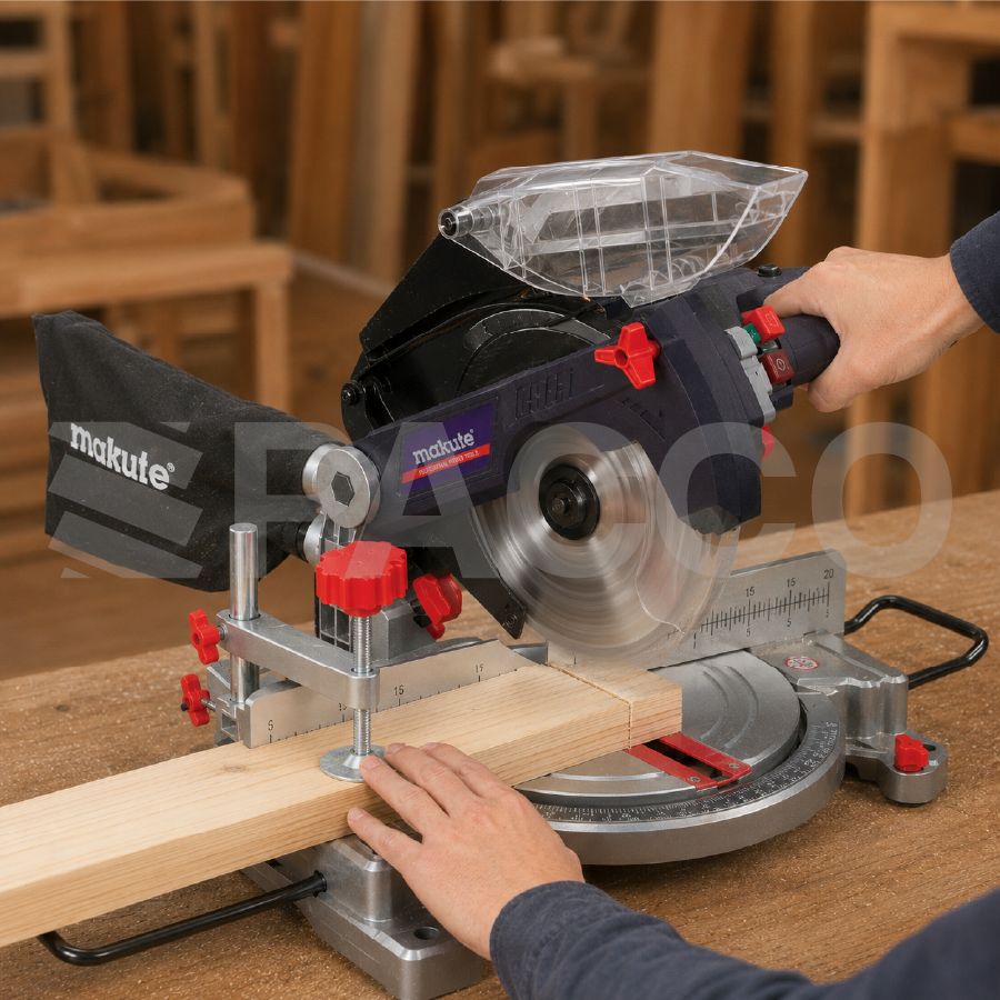 Sierra Ingleteadora y de Mesa (2 en 1) 1200W 8 -/4" 1200W - Makute