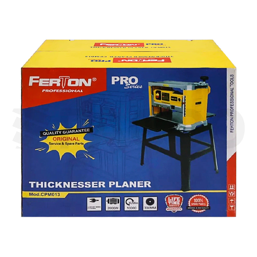 Cepillo de banco con mesa 13” - Ferton