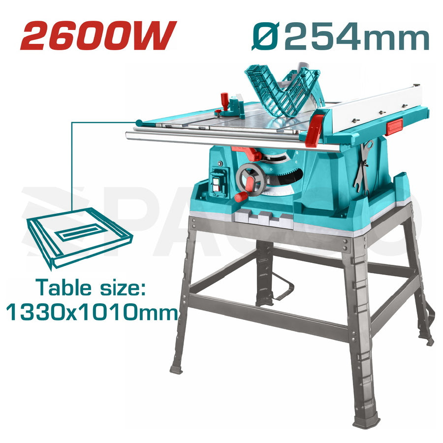Sierra de mesa 2600W - Total