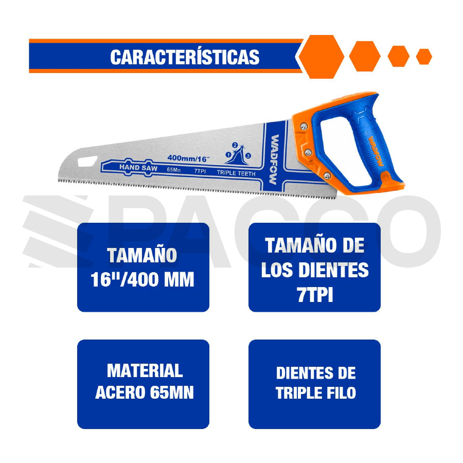 Mega Combo Carpintero 4 Serruchos - Wadfow