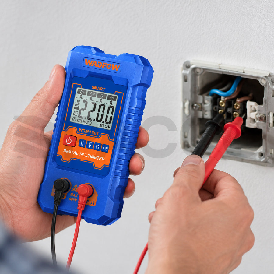 Kit Electricista 3 En 1 Tester + Pinza  Amperimétrica + Detector Voltaje - Wadfow