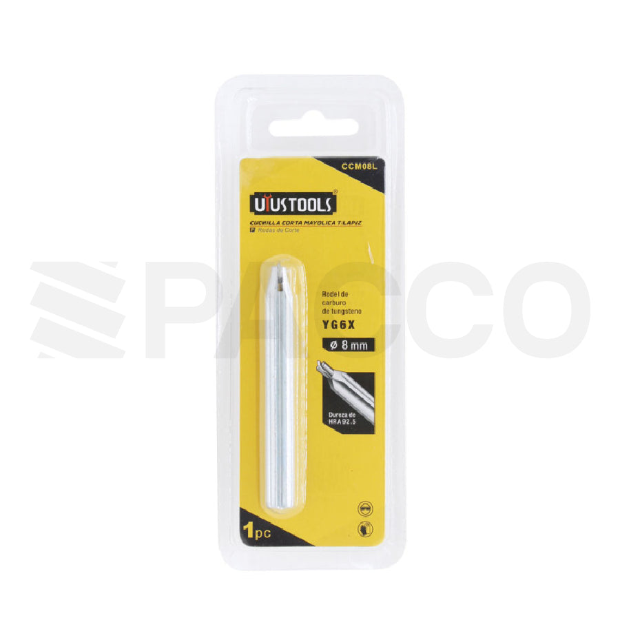 Cuchilla corta mayólica t/lápiz 8mm - Uyustools