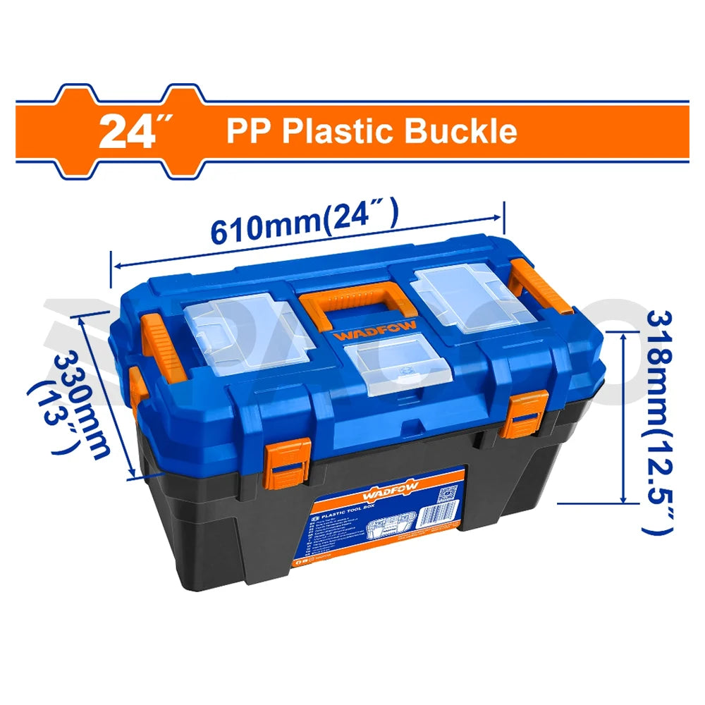 Maleta porta herramientas de plástico 24" - Wadfow